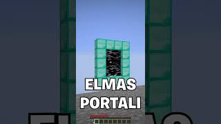 Elmas Portalı mı Sünger Portalı mı 🤔  minecraft [upl. by Ssegrub]