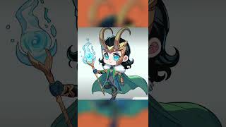 Procreate Timelapse Transformation Loki [upl. by Enyaz]