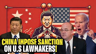 China Imposes Sanctions On US Lawmakers For Interference [upl. by Acirehs]