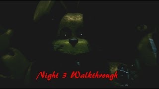 FredBears Fright Night 3 Walkthrough no commentary [upl. by Libove378]