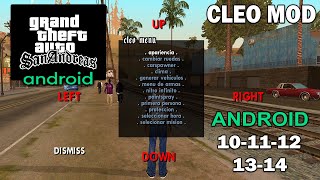 GTA San Andreas Android CLEO MOD  Ultima Versión 2024 [upl. by Rickart]