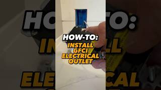 HOWTO Learn to install a GFIGFCI outlet step by step ⚡️🔌 DIY HomeImprovement ElectricalWork [upl. by Rondon]