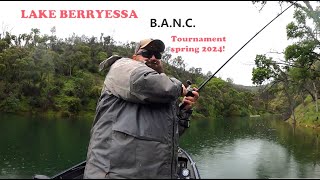 Rainy spring Lake Berryessa BANC Bass Tournament [upl. by Halima]