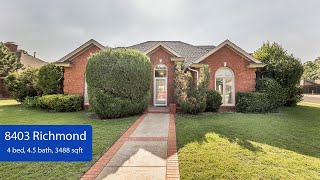 Home For Sale 8403 Richmond Ave Lubbock TX 79424 [upl. by Costello625]