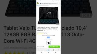 Tablet Vaio TL10 com Teclado 104quot 128GB 8GB RAM Android 13 OctaCore WiFi 4GAdquirir o seu aqui a [upl. by Lizabeth221]