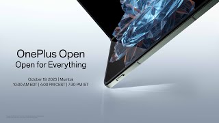 OnePlus Open  Launch Event [upl. by Ainirtak]