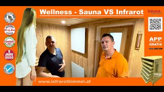 Infrarotkabine Erfahrung Wellness Wohlfühlen Entspannen Sauna Saunieren Infrarotkabine selber [upl. by Ial]