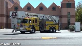 Engine 18  Tower 18  Battalion 2 Clark County Fire Department [upl. by Cavallaro]