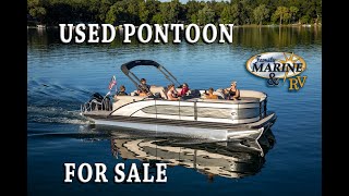 Learn How To Buy A Used Pontoon Boat Between 10K and 15000 Pontoon Boats for Sale Family Marine [upl. by Sapphire]