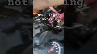 N160 Head light Not working likeforlikes automobile bajajrs200 [upl. by Nnaes]