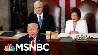 Bizarre Unusual Reality Show Moments At 2020 State Of The Union  Day That Was  MSNBC [upl. by Brena]