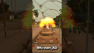 Challenge Have 6 star and blow up a tank  GTA SAN ANDREAS  shorts [upl. by Hsirehc]