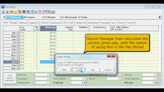 Payroll Manager NetToGross Calculator [upl. by Beetner]