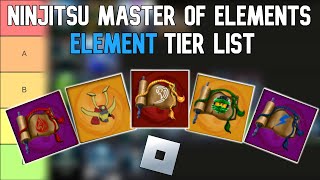 Ninjitsu Master of Elements Tier List [upl. by Cart478]