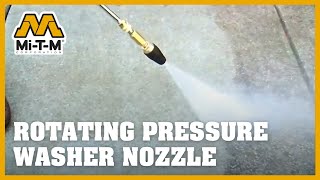 Using The Rotating Pressure Washer Nozzle [upl. by Alekat]