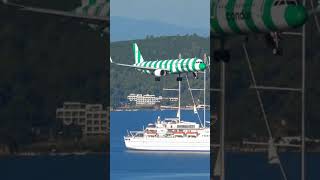 Spectacular Skiathos Landings [upl. by Euqinaj]