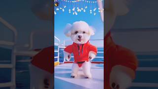 best dance of puppy। Puppy dance video। shorts puppy viralshorts [upl. by Aimahc]