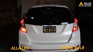 Change  Replace Honda Fit Turn Signal Light Bulb Rear  Install LEDs [upl. by Colinson]