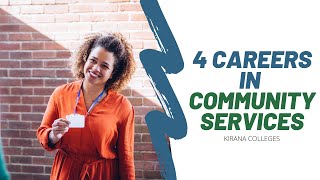 4 Careers in Community Services [upl. by Nnyled257]