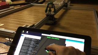 ofxGrbl  Grbl CNC milling controll software for Arduino with openFrameworks demo [upl. by Emse]