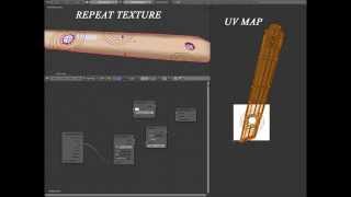 Blender tutorial  How to make a non repeating texture material cycles [upl. by Llednav]