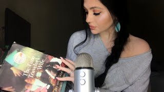 ASMR INAUDIBLEUNINTELLIGIBLE WHISPERING READING YOU A BOOK [upl. by Im]