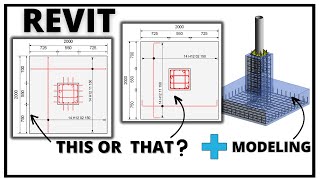 Revit Structure  Rebar Modeling and Detailing Tips for pros  Bases [upl. by Nosiaj]