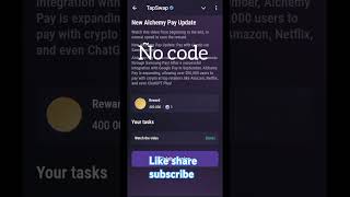 New alchemy pay update tapswap video code 22 October [upl. by Chuu828]