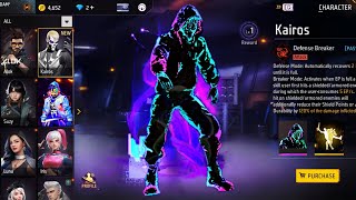 KAIROS CHARACTER 😱 NEW 🤯 MYSTERY BUNDLE ✅ CLAIM BOOYAH PASS 🤑 BUY 700000 DIAMONDS 💎 FREE FIRE 🔥🔥 [upl. by Namso]