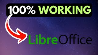 LibreOffice Not Working in Windows 11 FIXED [upl. by Stempson22]