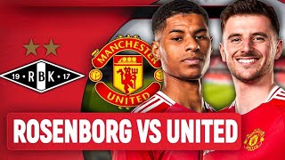 Rosenborg vs Man United Live Pre season Friendly Watch Along [upl. by Enala]