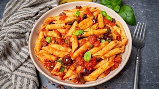 Easy Penne Puttanesca [upl. by Lerrud984]