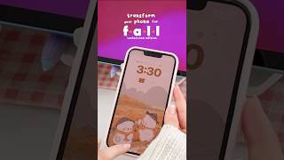 TRANSFORM YOUR LOCKSCREEN for FALL 🍂 AESTHETIC iPHONE homescreen amp lockscreen CUSTOMIZATION [upl. by Kassab]