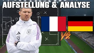 Deutschland gegen Frankreich Die BESTE Aufstellung zur Euphorie [upl. by Nerb301]