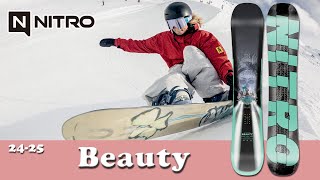 2425 NITRO SNOWBOARDS ナイトロ スノーボード BEAUTY 【ビューティー】レディースモデル [upl. by Uv]