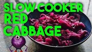 Traditional Braised Red Cabbage Slow Cooker Recipe [upl. by Violette971]