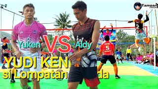 FULLSang IDOLA Mah Beda YUDI KENDIL Melawan ALDY AZHAR seru nih bersama SADI TIM kaik volleyball [upl. by Jegar]