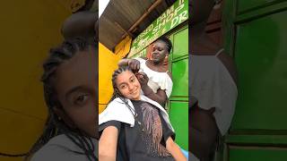 AFRICAN BRAIDS ON INDIAN HAIR 🇮🇳 kenya africa indianvlogger trending youtubeshorts [upl. by Manton754]