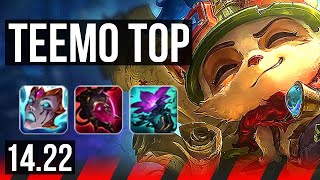 TEEMO vs RIVEN TOP  Rank 7 Teemo 9310  KR Master  1422 [upl. by Nyladnek]