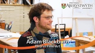 Postgrad Student Talks Adam Blackburn PhD Fine Art [upl. by Okimat873]