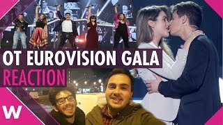 REACTION Alfred y Amaia OT Eurovision gala  Spain 2018 [upl. by Christos]