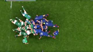 Aerial Breakdown of a Scrum [upl. by Ahsinert]