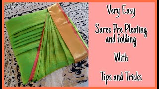 Saree Pre Pleating Saree Draping Ready Pleated Saree Saree Wear [upl. by Roderick]