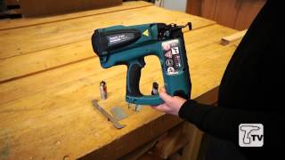 Makita GF600SE 2nd Fix Gas Nailer  a Toolstop DEMO amp GUIDE [upl. by Jemy557]