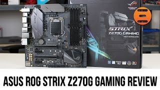 ASUS ROG STRIX Z270G Gaming Review  The Best Z270 MATX Motherboard [upl. by Kehoe]