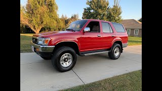 1994 Toyota 4Runner SR5 For Sale [upl. by Glendon]