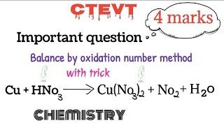 Balance through quot oxidation number method quot with tricks  first1st semisteryear chemistry [upl. by Nimrahc]