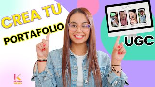 Cómo CREAR tu PORTAFOLIO UGC EN CANVA I TALLER 2024 [upl. by Lefkowitz]