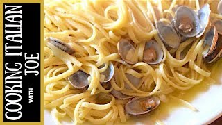 Linguine and Clams  Cooking Italian with Joe [upl. by Regdirb]