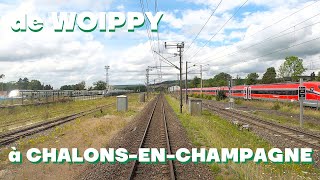 Cabride de Woippy à ChâlonsenChampagne sur la ligne 1 [upl. by Naujled]